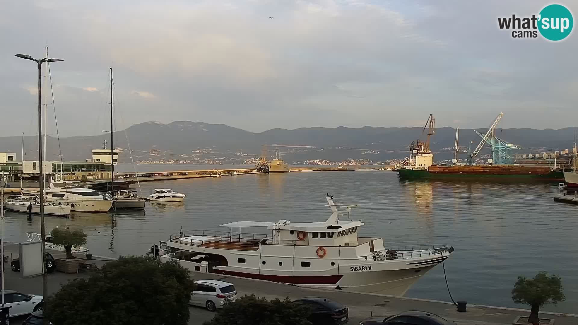 Riva i Marina u Rijeci – Web kamera uživo u Hrvatskoj