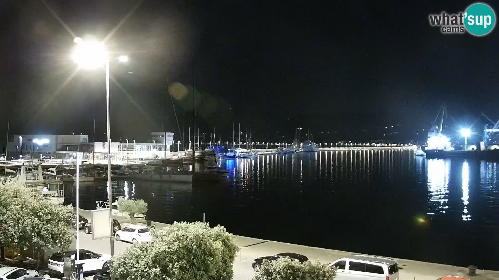 Riva i Marina u Rijeci – Web kamera uživo u Hrvatskoj