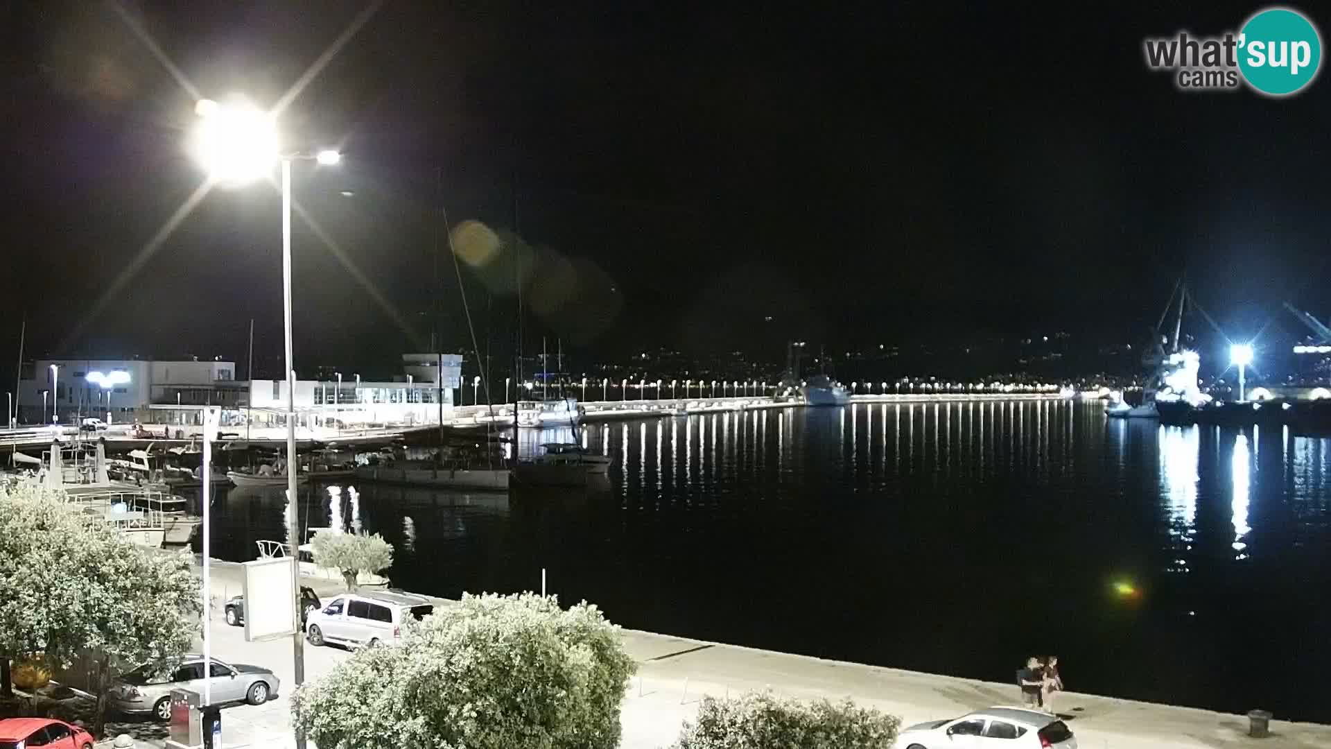 Riva i Marina u Rijeci – Web kamera uživo u Hrvatskoj