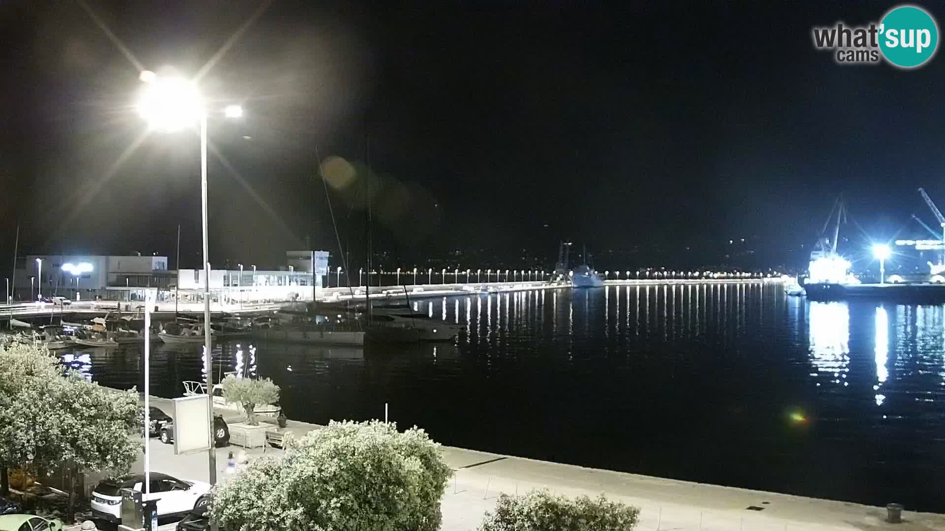 Riva i Marina u Rijeci – Web kamera uživo u Hrvatskoj