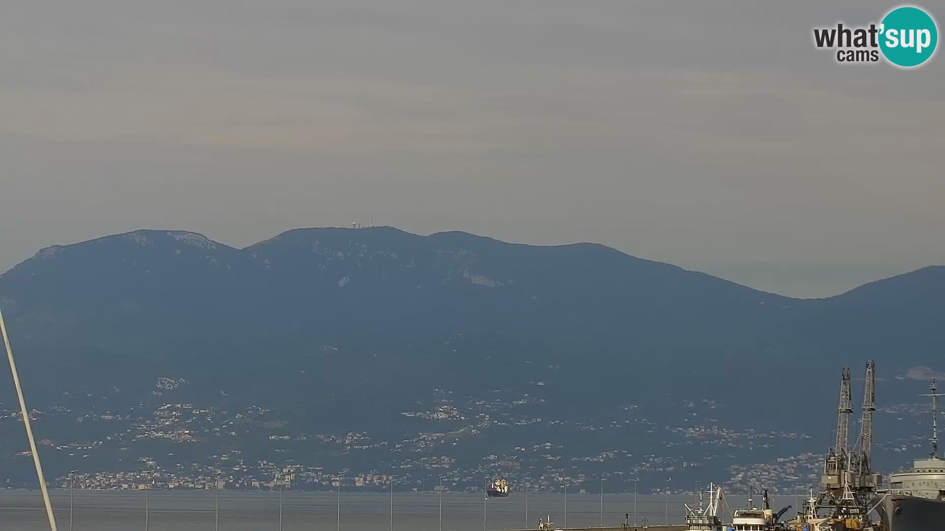 La Riva e la Marina a Rijeka (Fiume) – Live Webcam Croazia