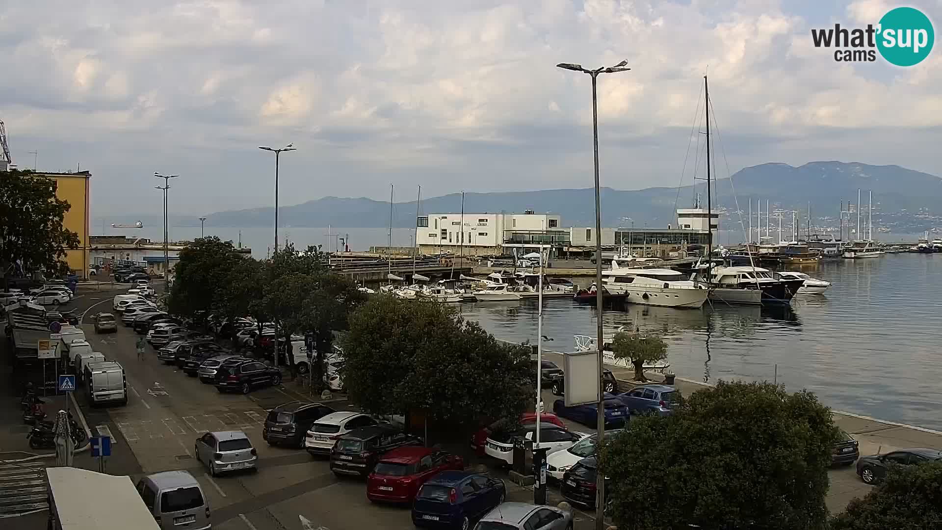 La Riva e la Marina a Rijeka (Fiume) – Live Webcam Croazia