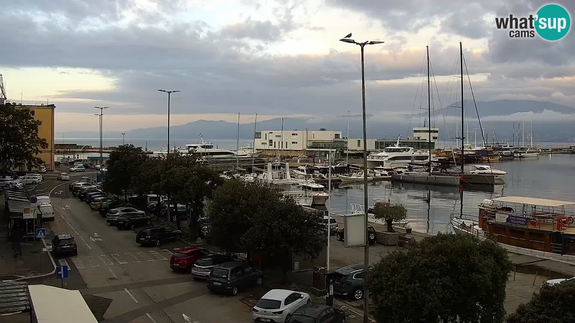 La Riva e la Marina a Rijeka (Fiume) – Live Webcam Croazia