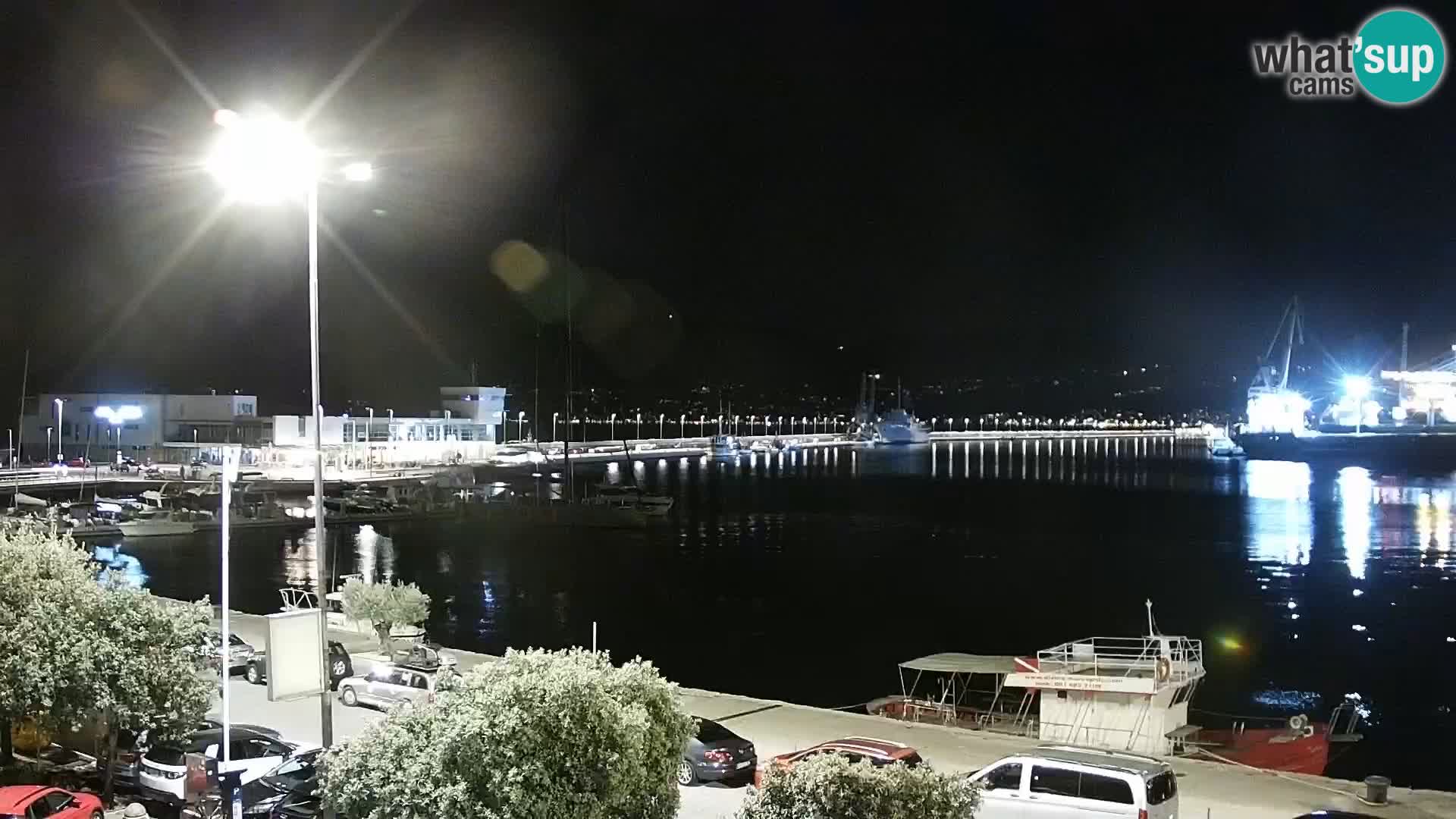 La Riva e la Marina a Rijeka (Fiume) – Live Webcam Croazia