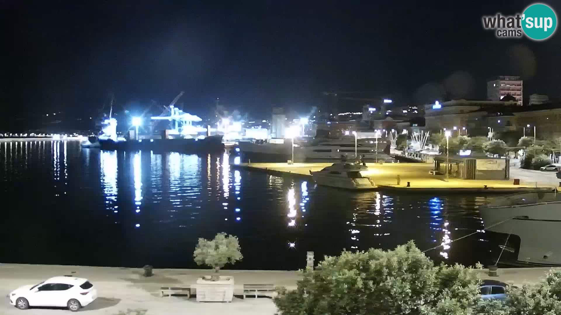 Riva i Marina u Rijeci – Web kamera uživo u Hrvatskoj