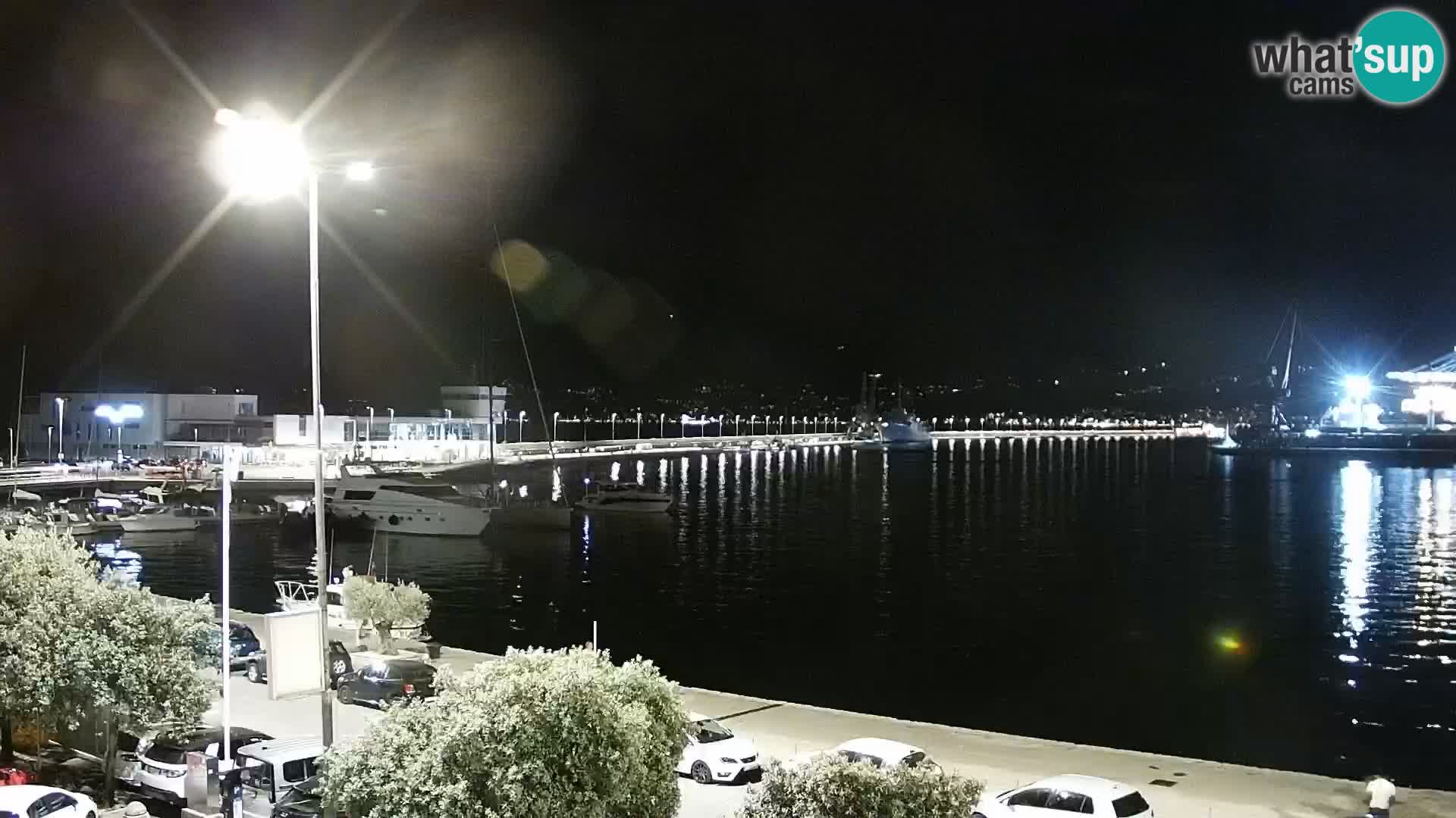 Riva i Marina u Rijeci – Web kamera uživo u Hrvatskoj
