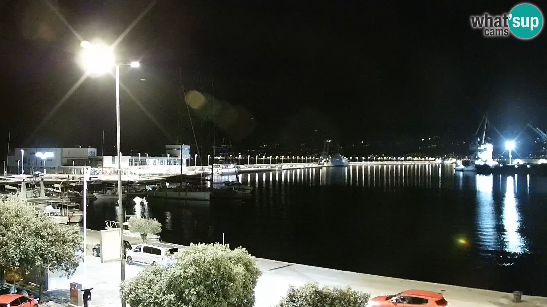 Die Riva und Marina in Rijeka – Live Webcam Kroatien