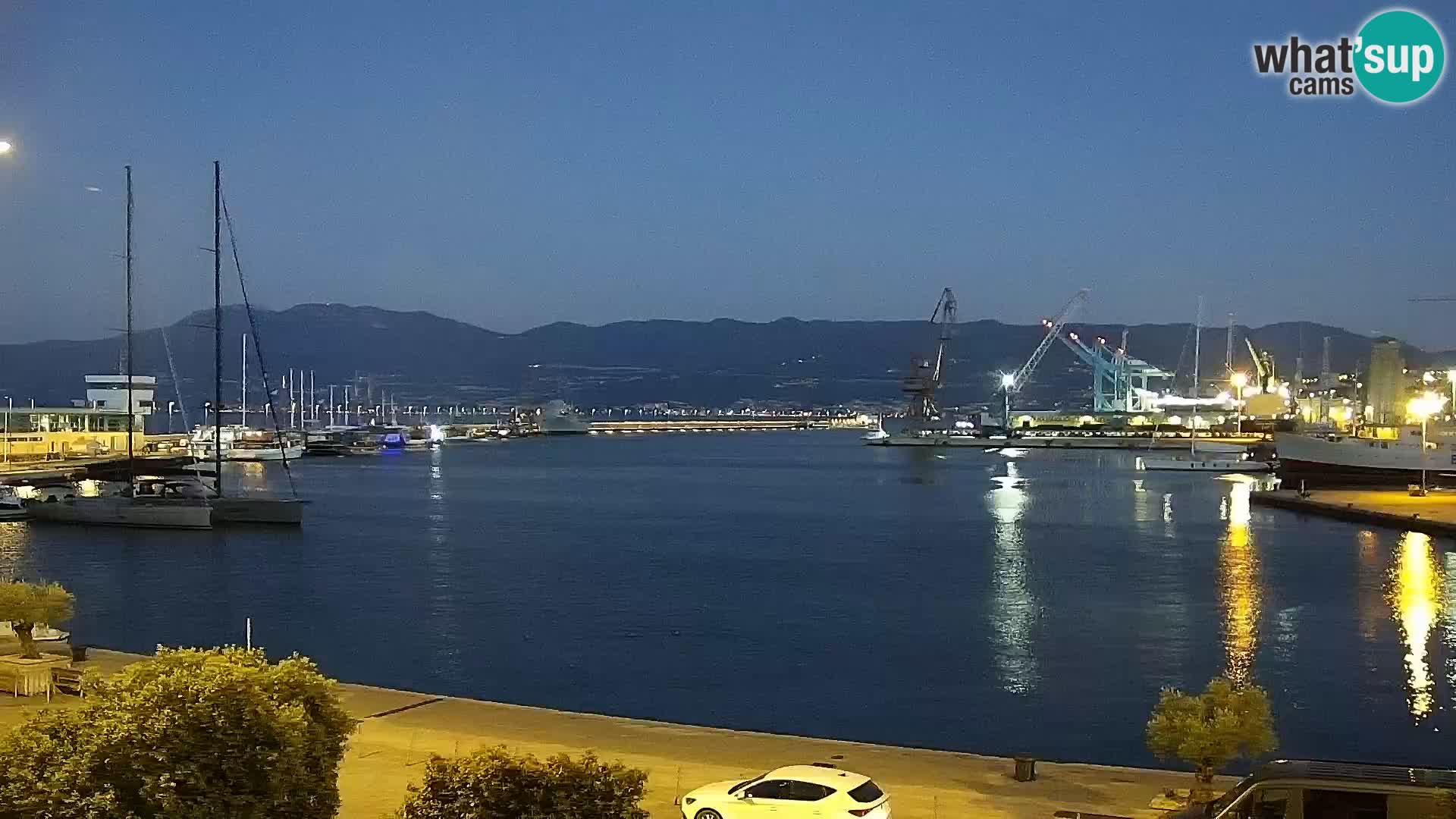 La Riva e la Marina a Rijeka (Fiume) – Live Webcam Croazia
