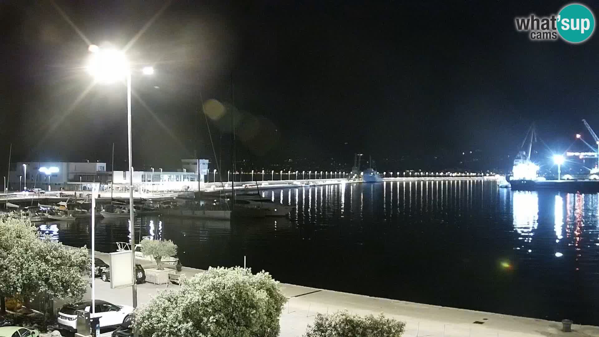 La Riva e la Marina a Rijeka (Fiume) – Live Webcam Croazia
