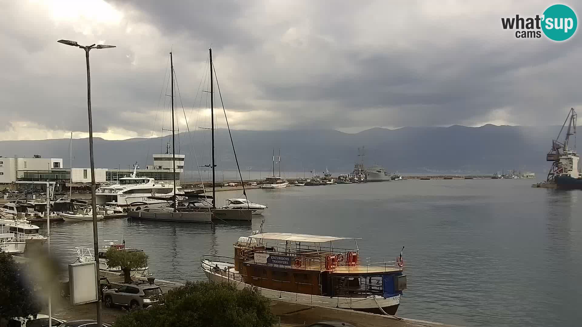 Riva i Marina u Rijeci – Web kamera uživo u Hrvatskoj