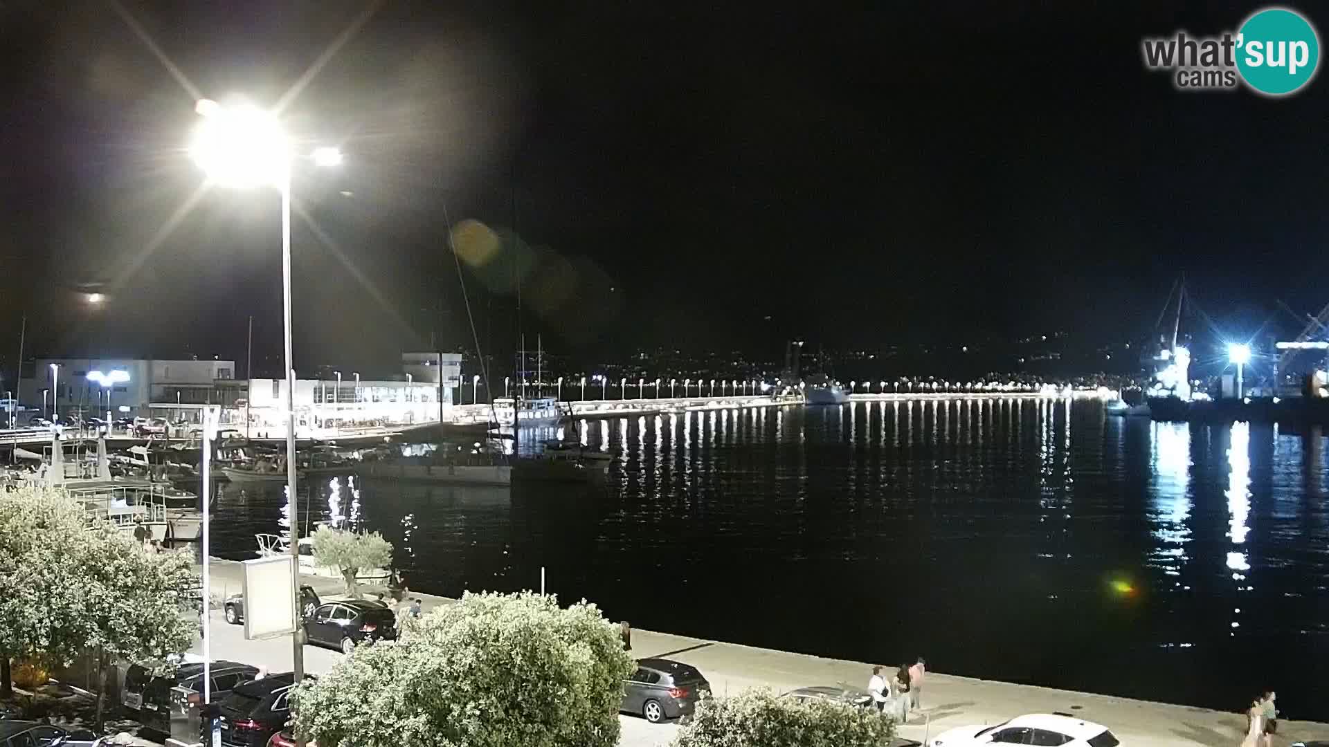 Die Riva und Marina in Rijeka – Live Webcam Kroatien
