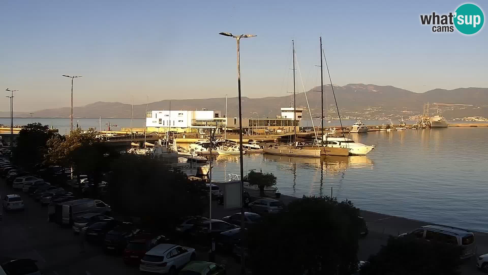La Riva e la Marina a Rijeka (Fiume) – Live Webcam Croazia