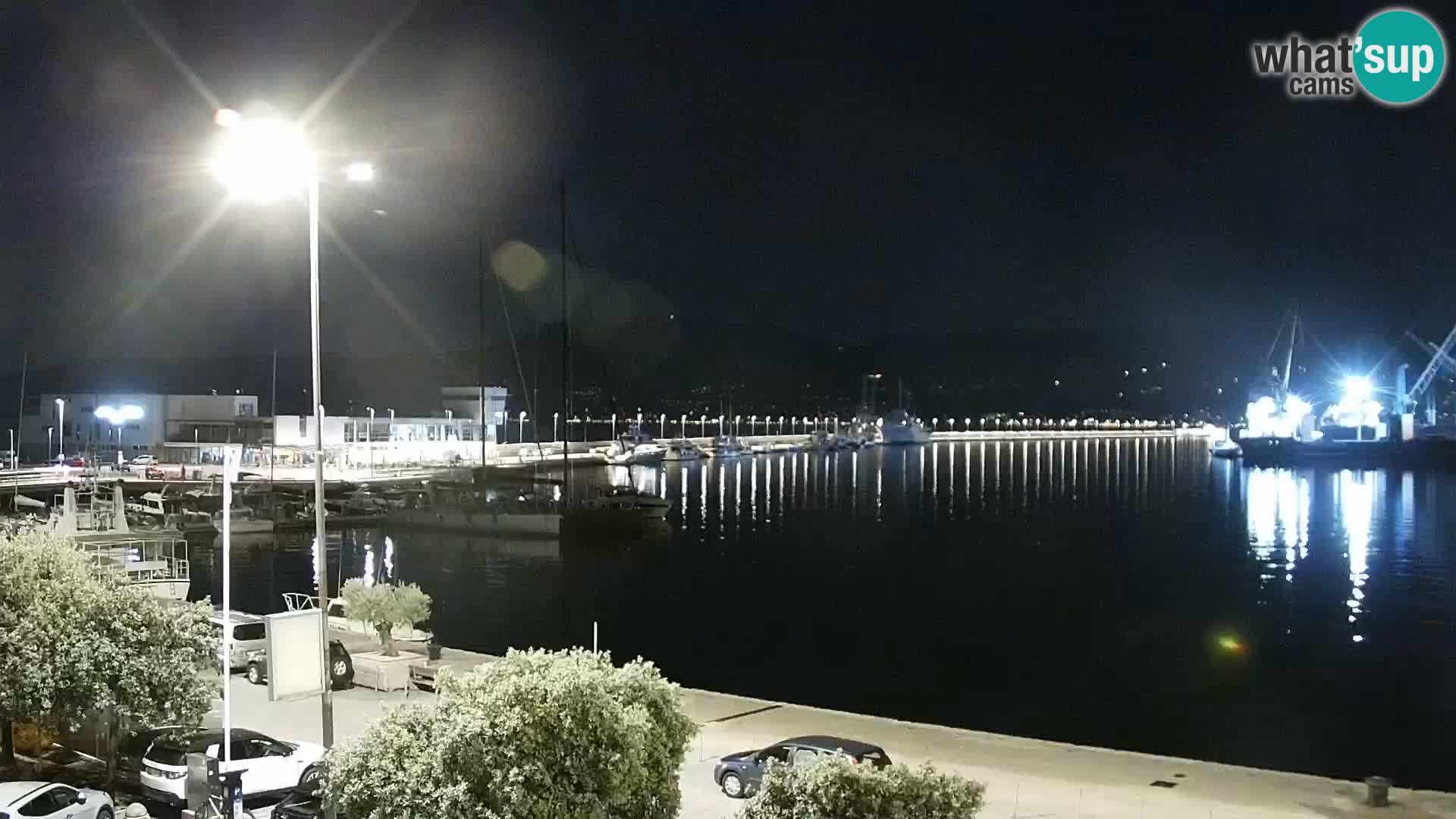 La Riva e la Marina a Rijeka (Fiume) – Live Webcam Croazia