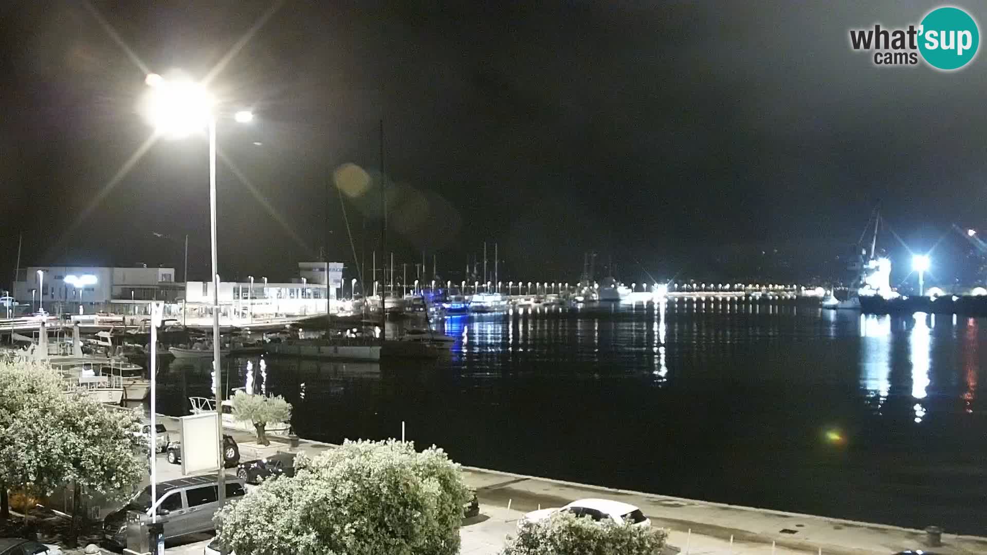 La Riva y Marina en Rijeka – Webcam en vivo Croacia