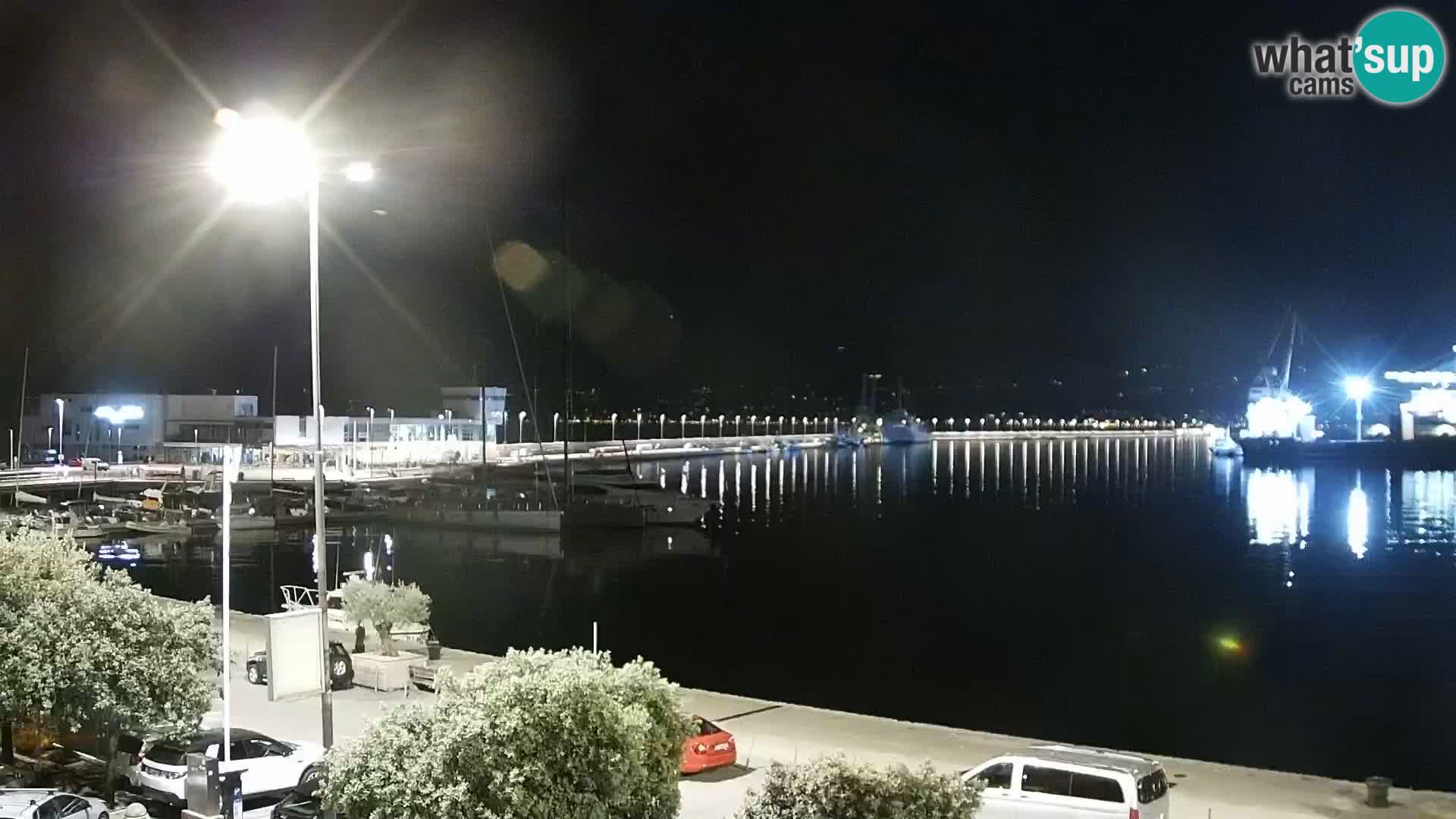 La Riva y Marina en Rijeka – Webcam en vivo Croacia