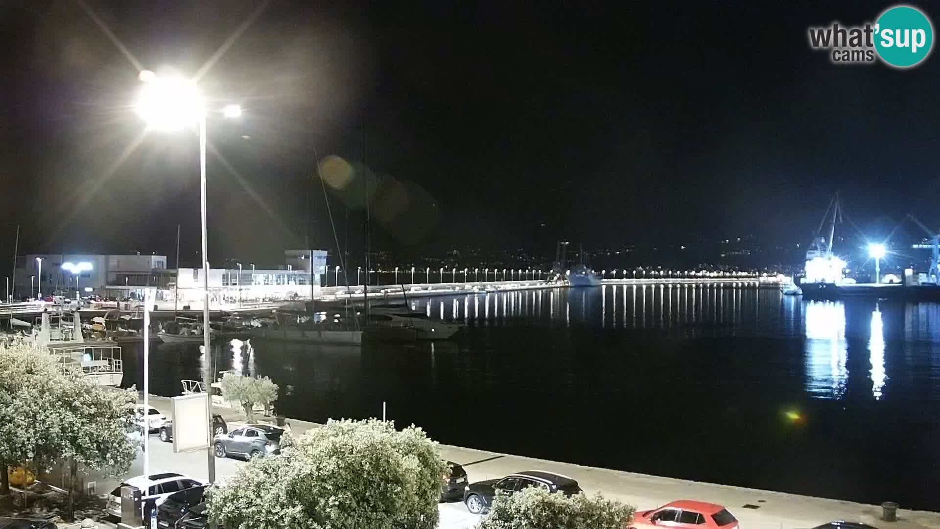 La Riva y Marina en Rijeka – Webcam en vivo Croacia
