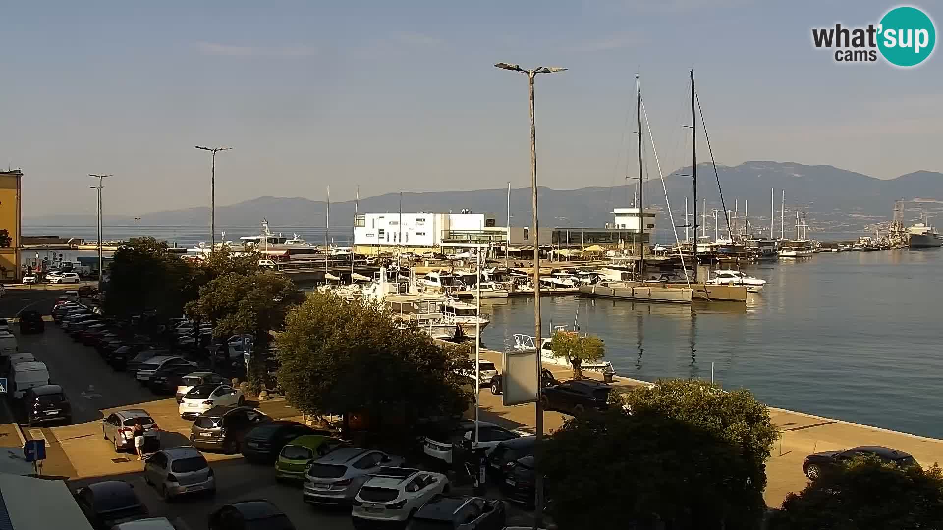 Riva i Marina u Rijeci – Web kamera uživo u Hrvatskoj