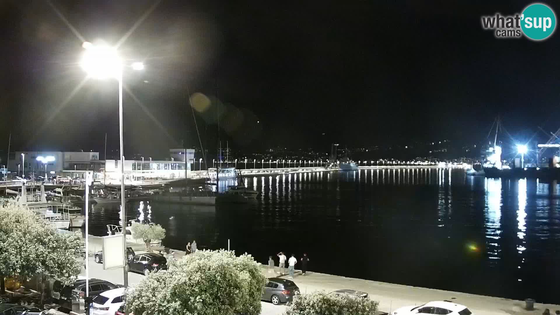 Riva i Marina u Rijeci – Web kamera uživo u Hrvatskoj