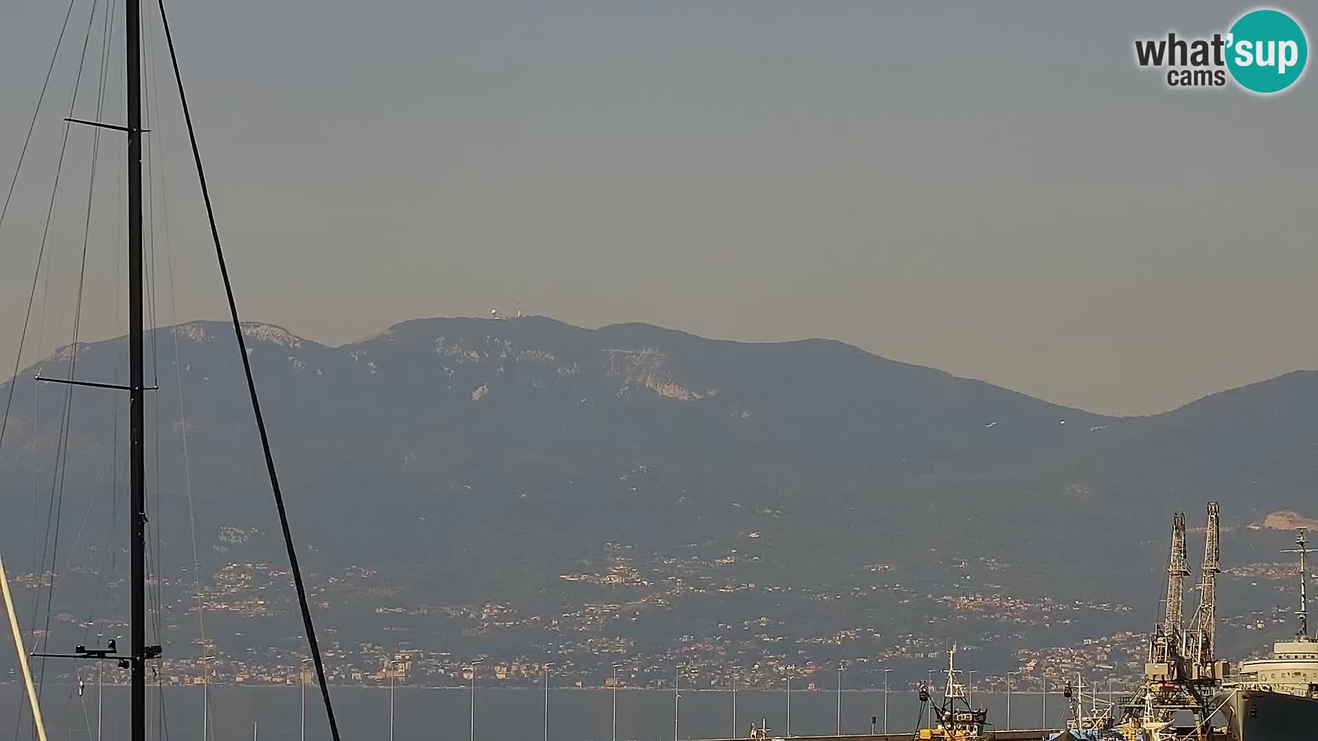 La Riva e la Marina a Rijeka (Fiume) – Live Webcam Croazia