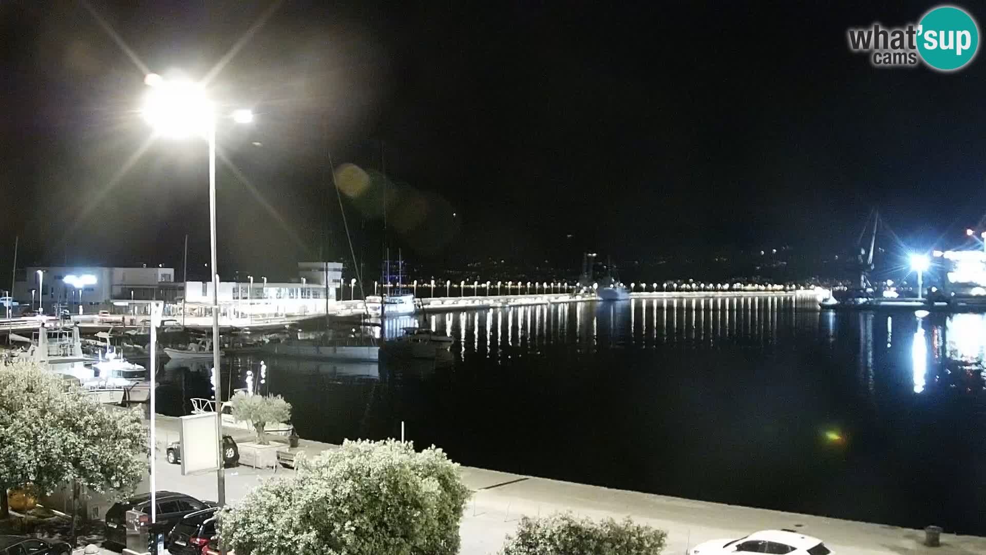Die Riva und Marina in Rijeka – Live Webcam Kroatien
