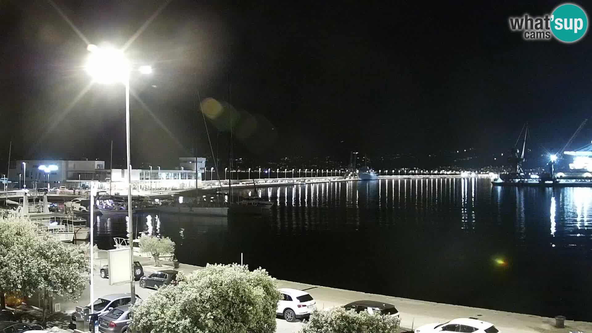 Riva i Marina u Rijeci – Web kamera uživo u Hrvatskoj