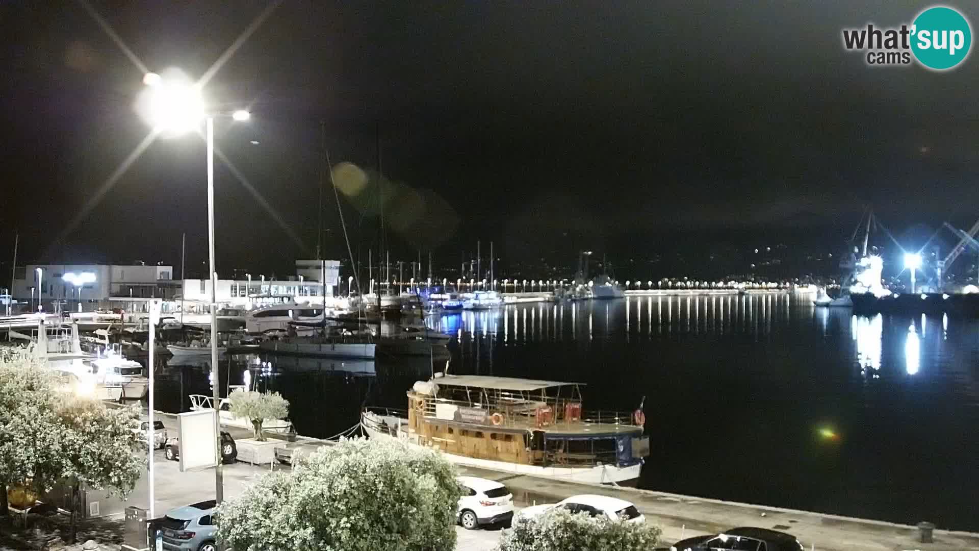 La Riva y Marina en Rijeka – Webcam en vivo Croacia