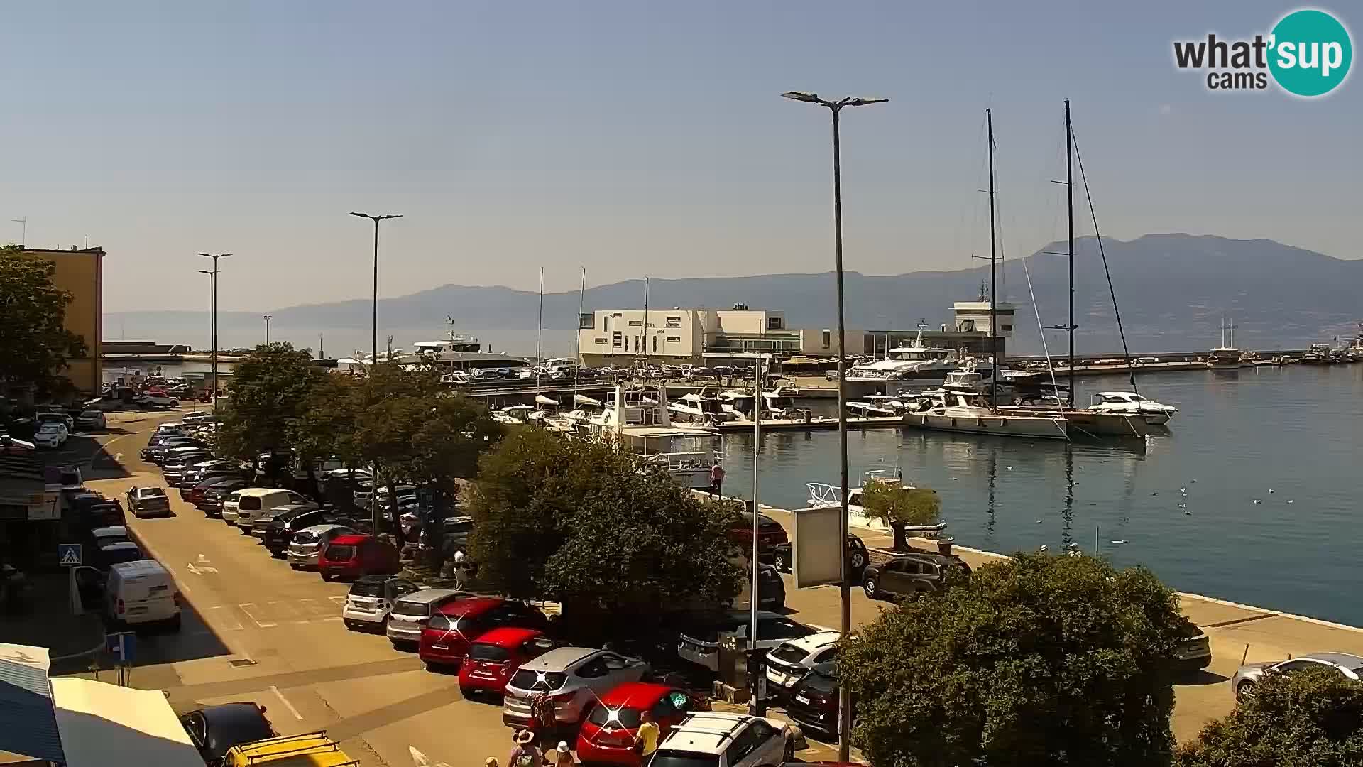 Riva i Marina u Rijeci – Web kamera uživo u Hrvatskoj
