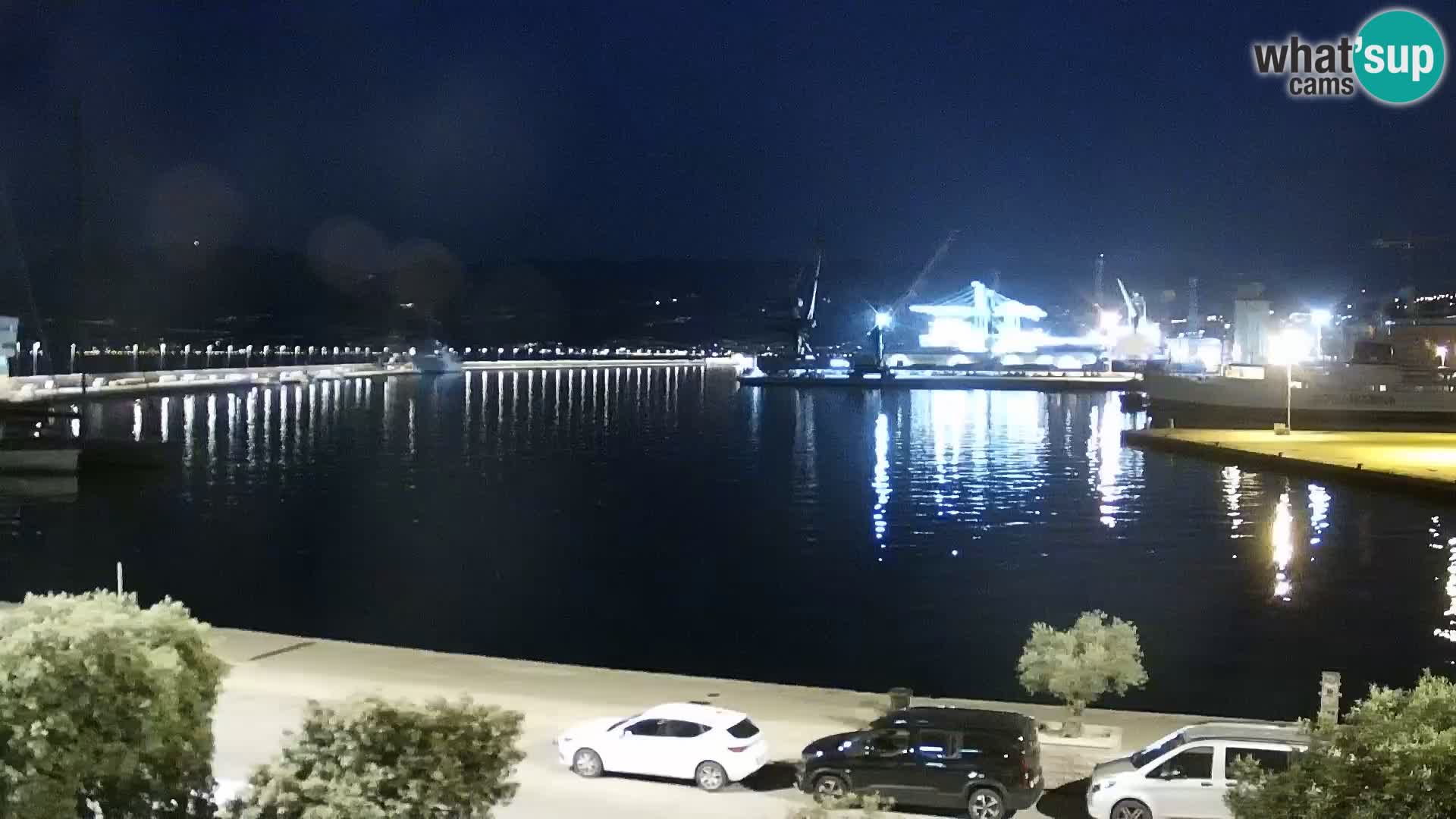 La Riva et Marina à Rijeka – Live Webcam Croatie