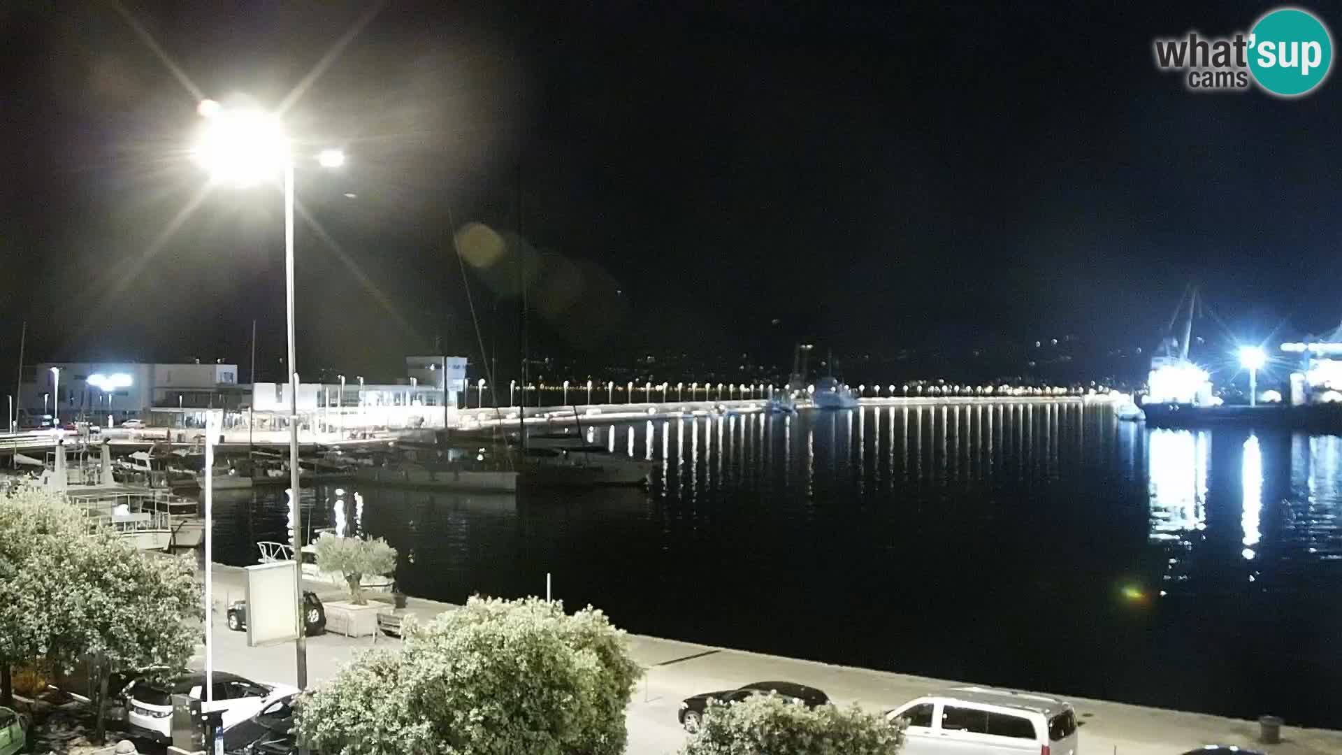 La Riva e la Marina a Rijeka (Fiume) – Live Webcam Croazia