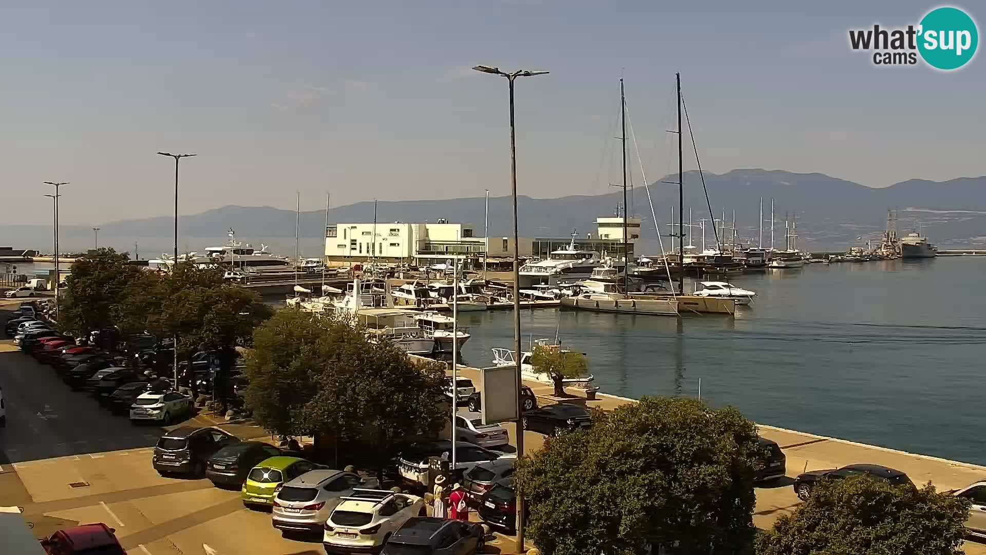 Riva i Marina u Rijeci – Web kamera uživo u Hrvatskoj