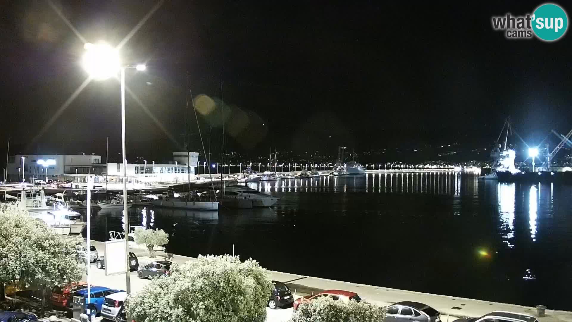 Riva i Marina u Rijeci – Web kamera uživo u Hrvatskoj