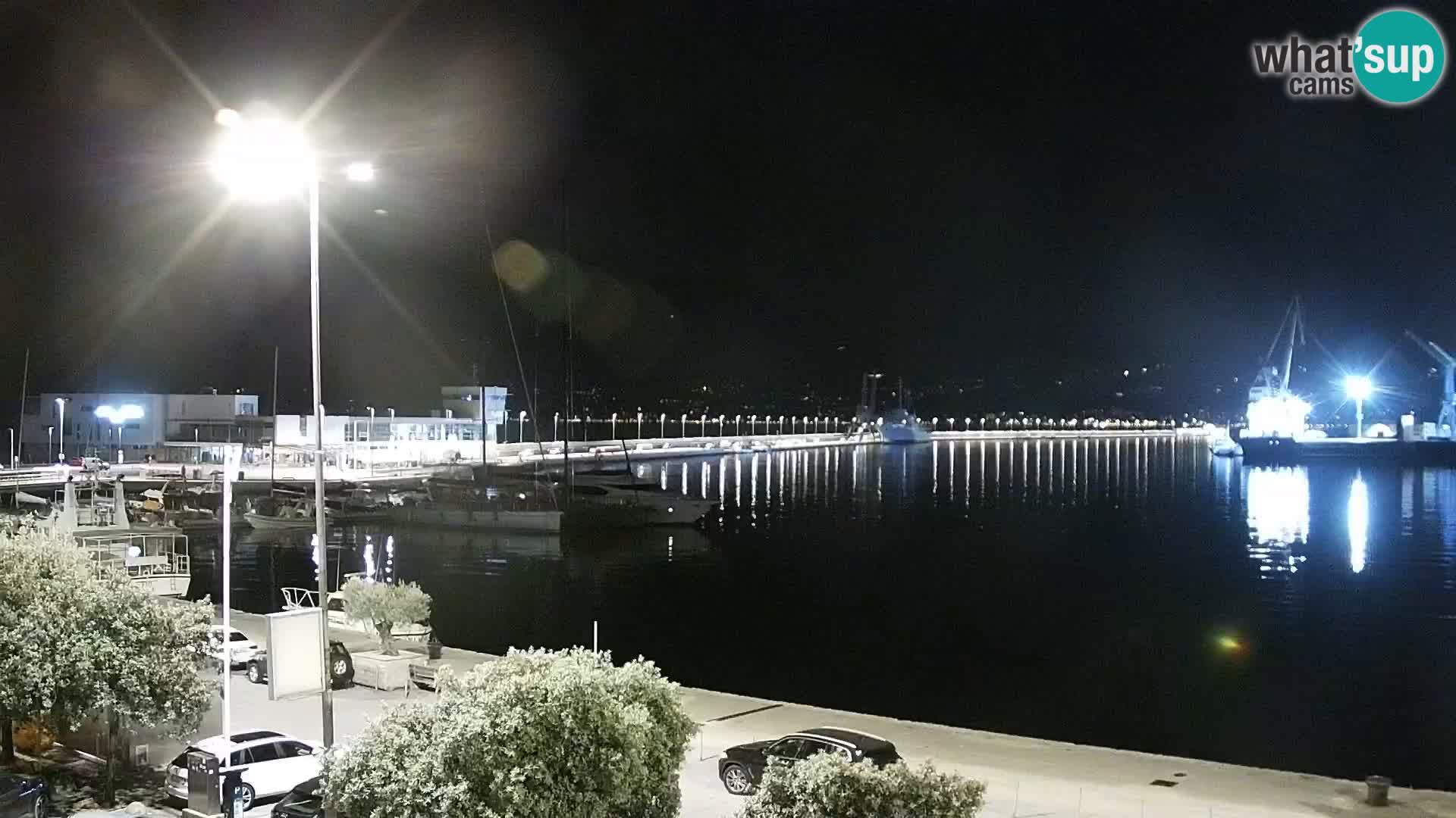 La Riva e la Marina a Rijeka (Fiume) – Live Webcam Croazia