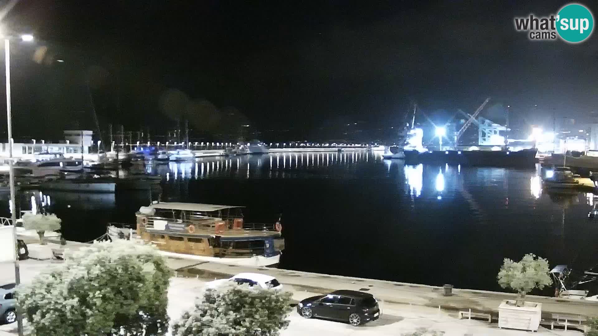 Die Riva und Marina in Rijeka – Live Webcam Kroatien