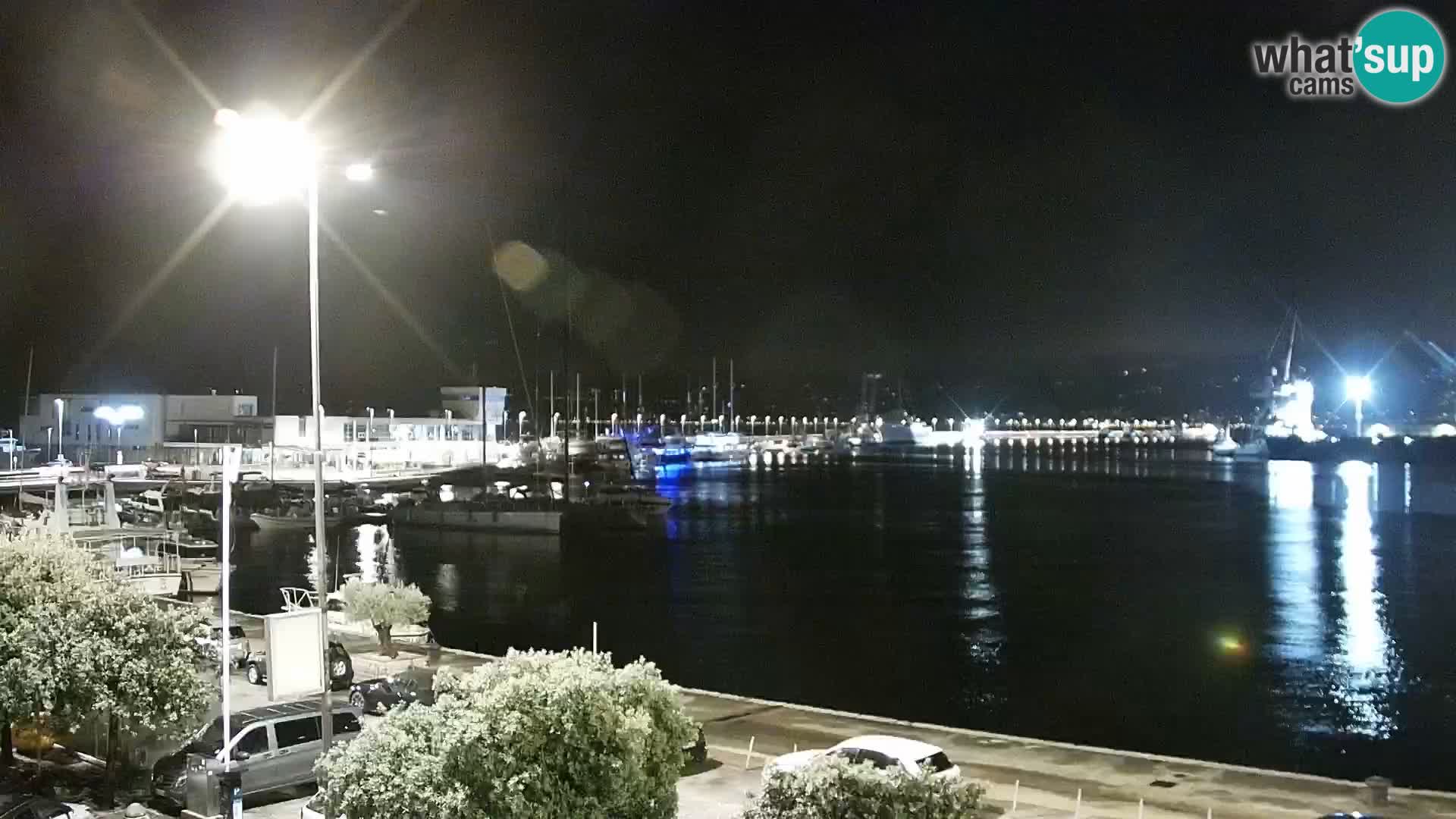 La Riva e la Marina a Rijeka (Fiume) – Live Webcam Croazia