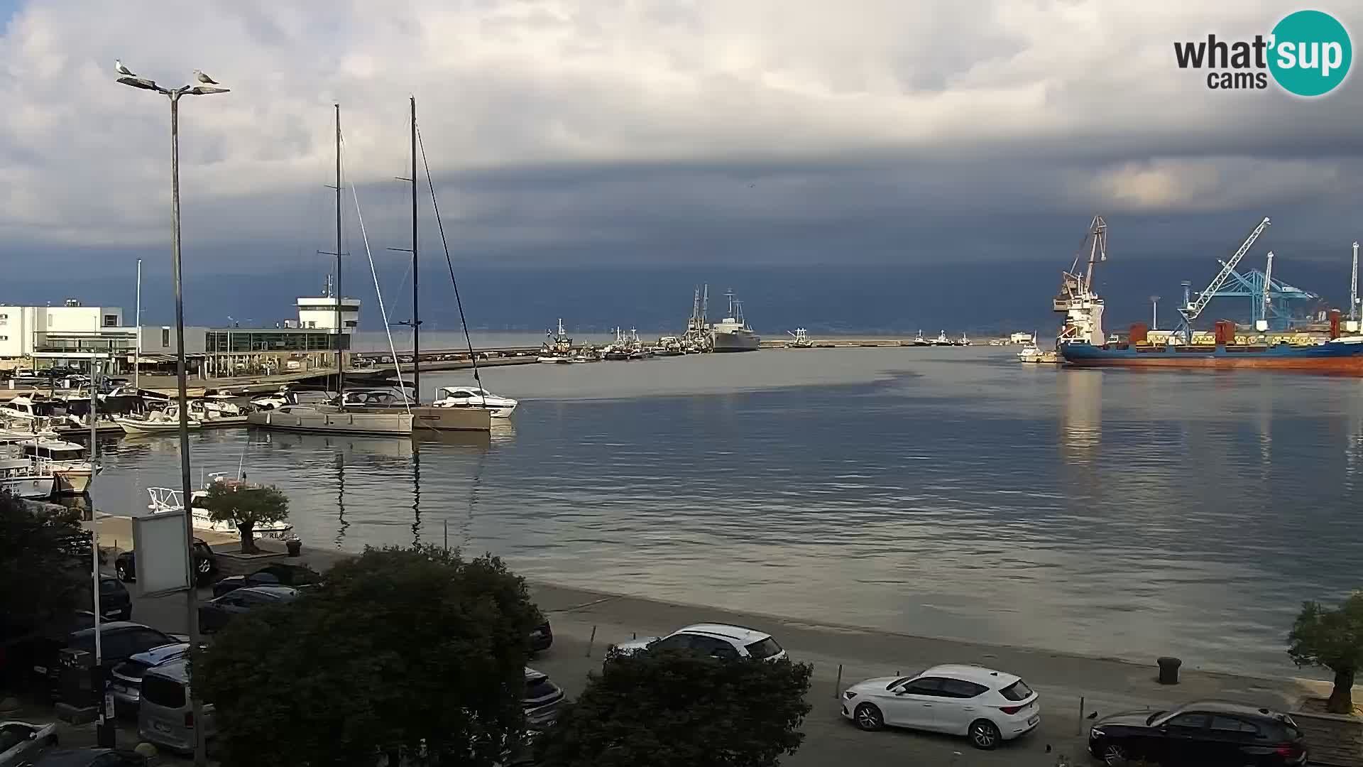 La Riva e la Marina a Rijeka (Fiume) – Live Webcam Croazia