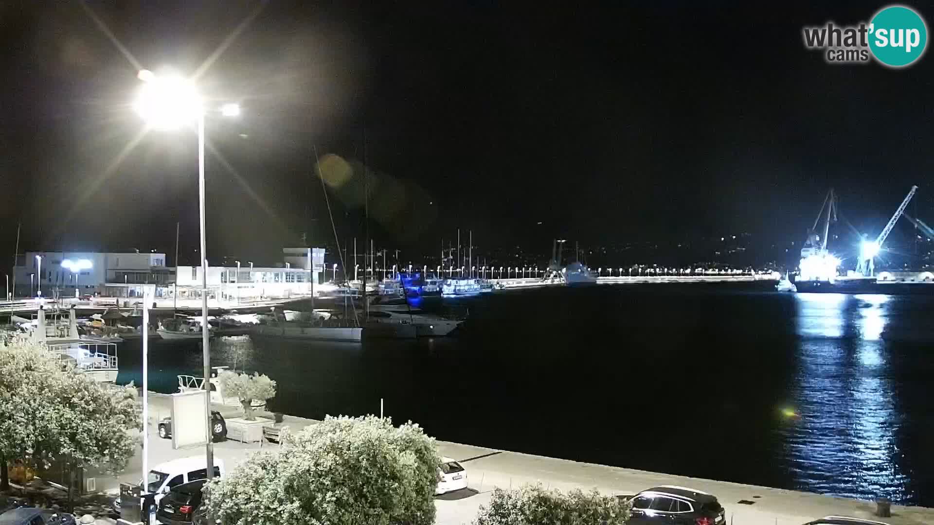 La Riva y Marina en Rijeka – Webcam en vivo Croacia