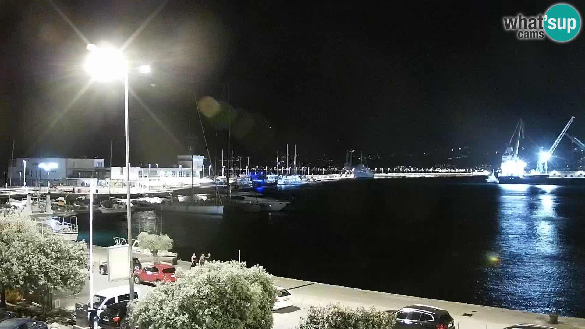 La Riva y Marina en Rijeka – Webcam en vivo Croacia