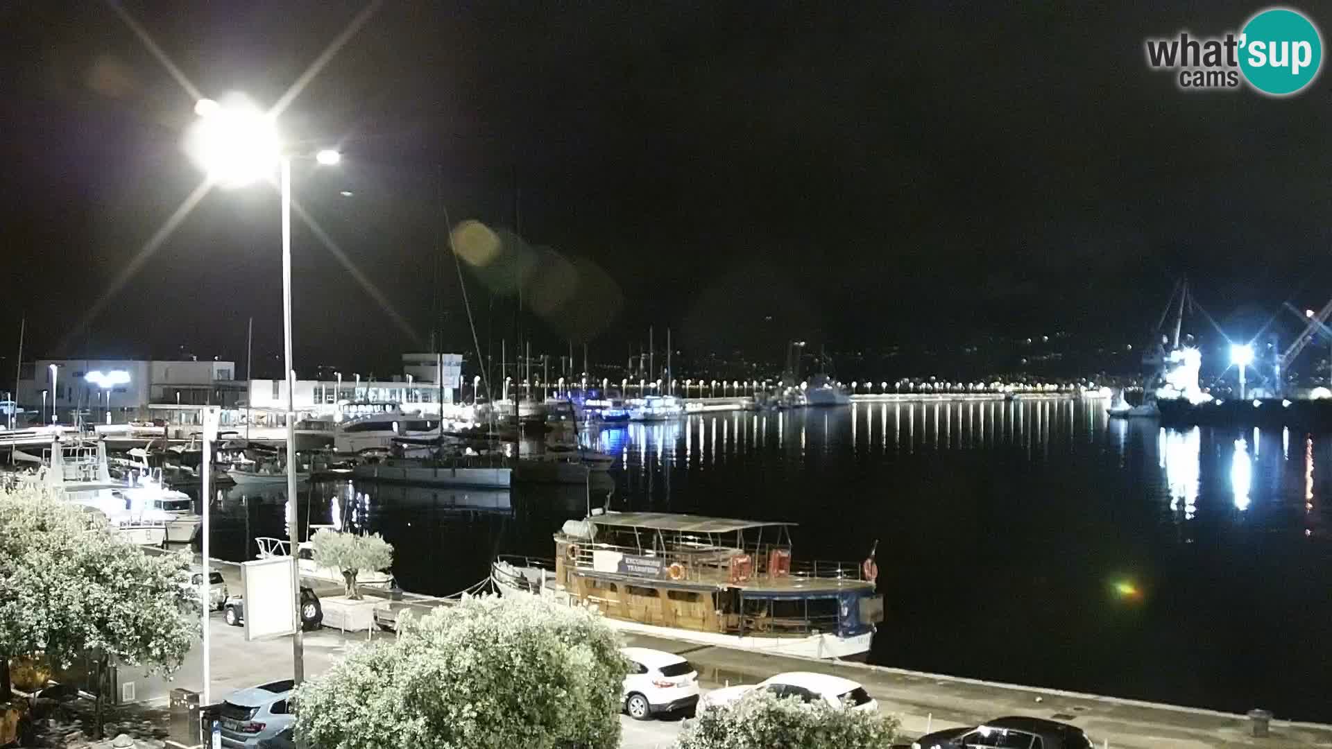 Riva i Marina u Rijeci – Web kamera uživo u Hrvatskoj