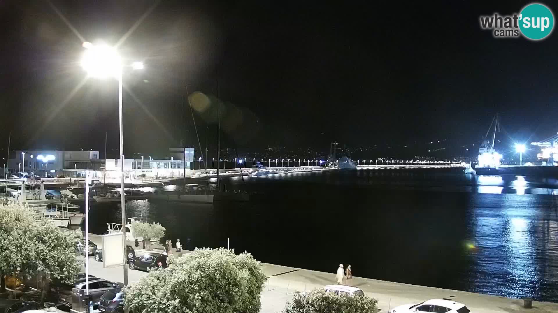 Riva i Marina u Rijeci – Web kamera uživo u Hrvatskoj