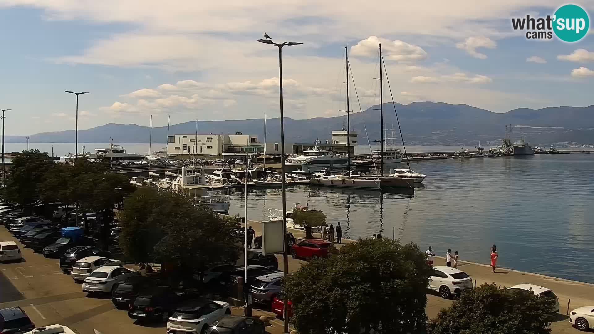 Riva i Marina u Rijeci – Web kamera uživo u Hrvatskoj