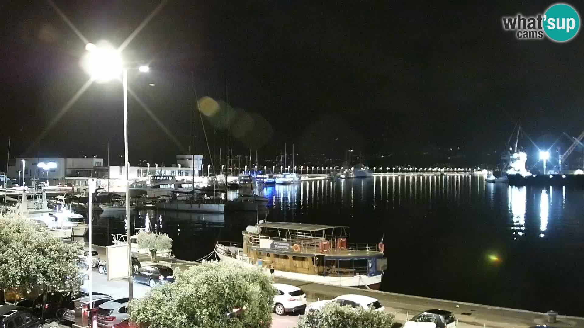 Die Riva und Marina in Rijeka – Live Webcam Kroatien