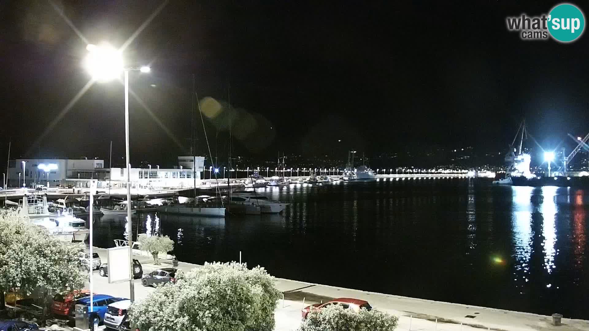 Riva i Marina u Rijeci – Web kamera uživo u Hrvatskoj