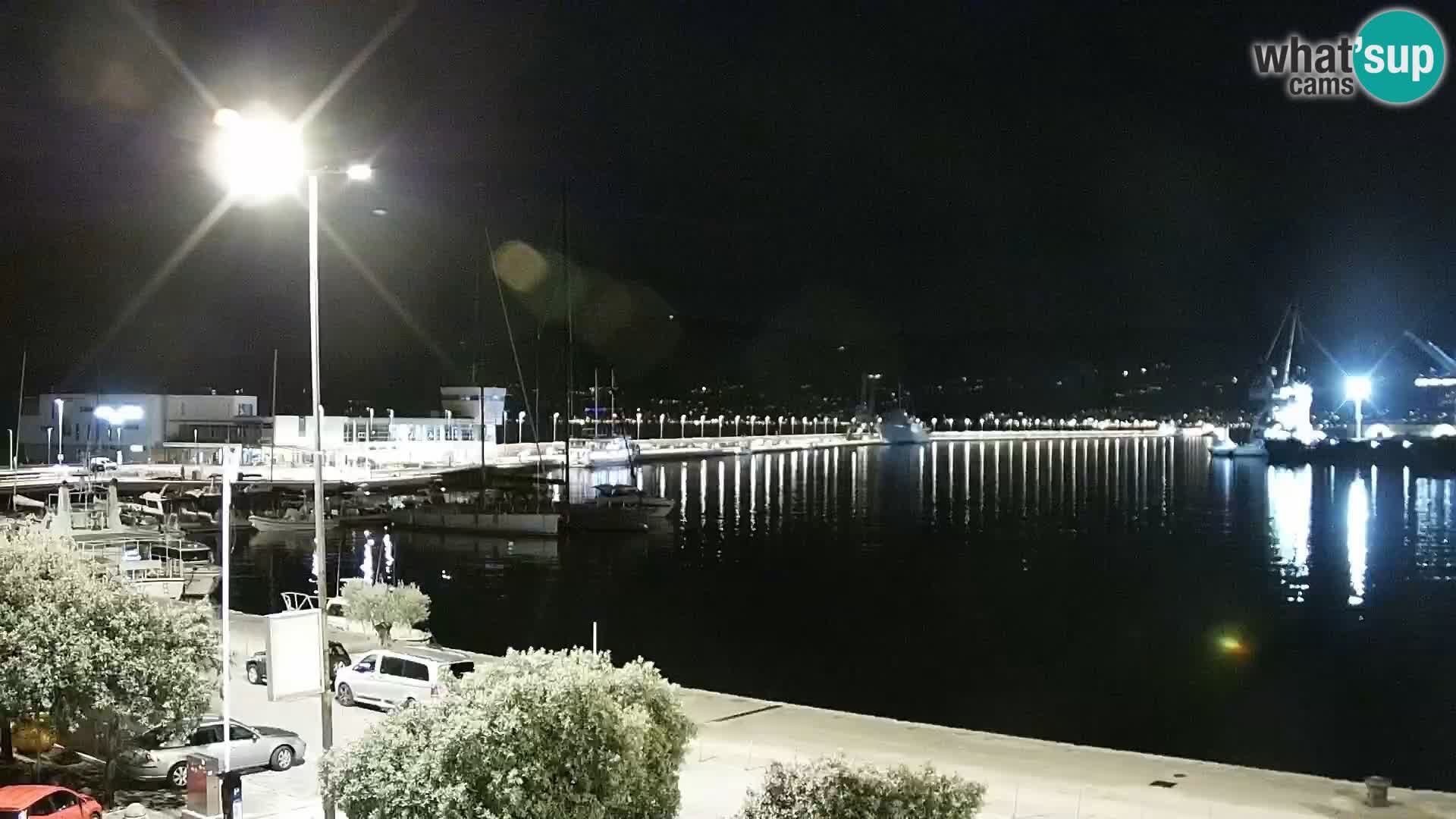 Die Riva und Marina in Rijeka – Live Webcam Kroatien