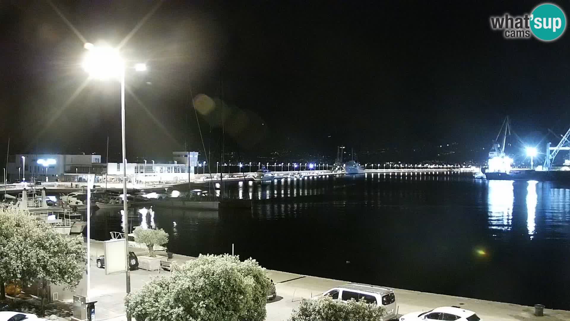 La Riva e la Marina a Rijeka (Fiume) – Live Webcam Croazia