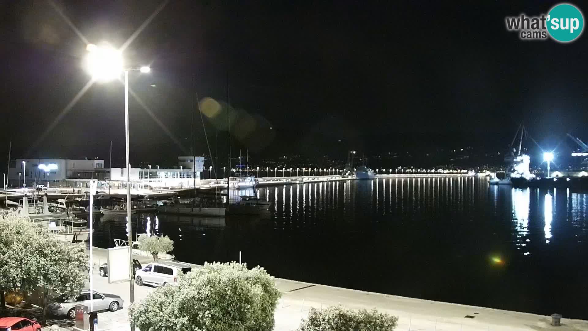 La Riva e la Marina a Rijeka (Fiume) – Live Webcam Croazia