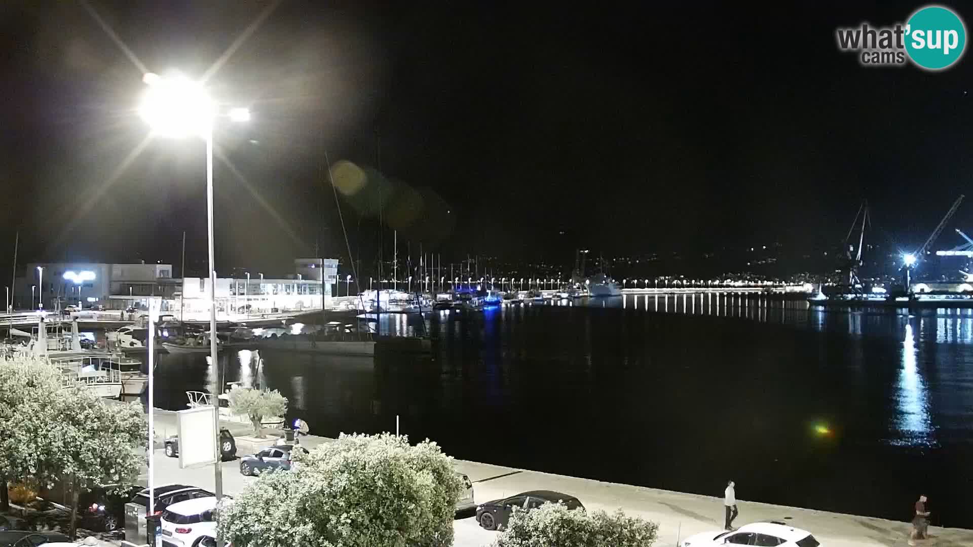 Riva i Marina u Rijeci – Web kamera uživo u Hrvatskoj