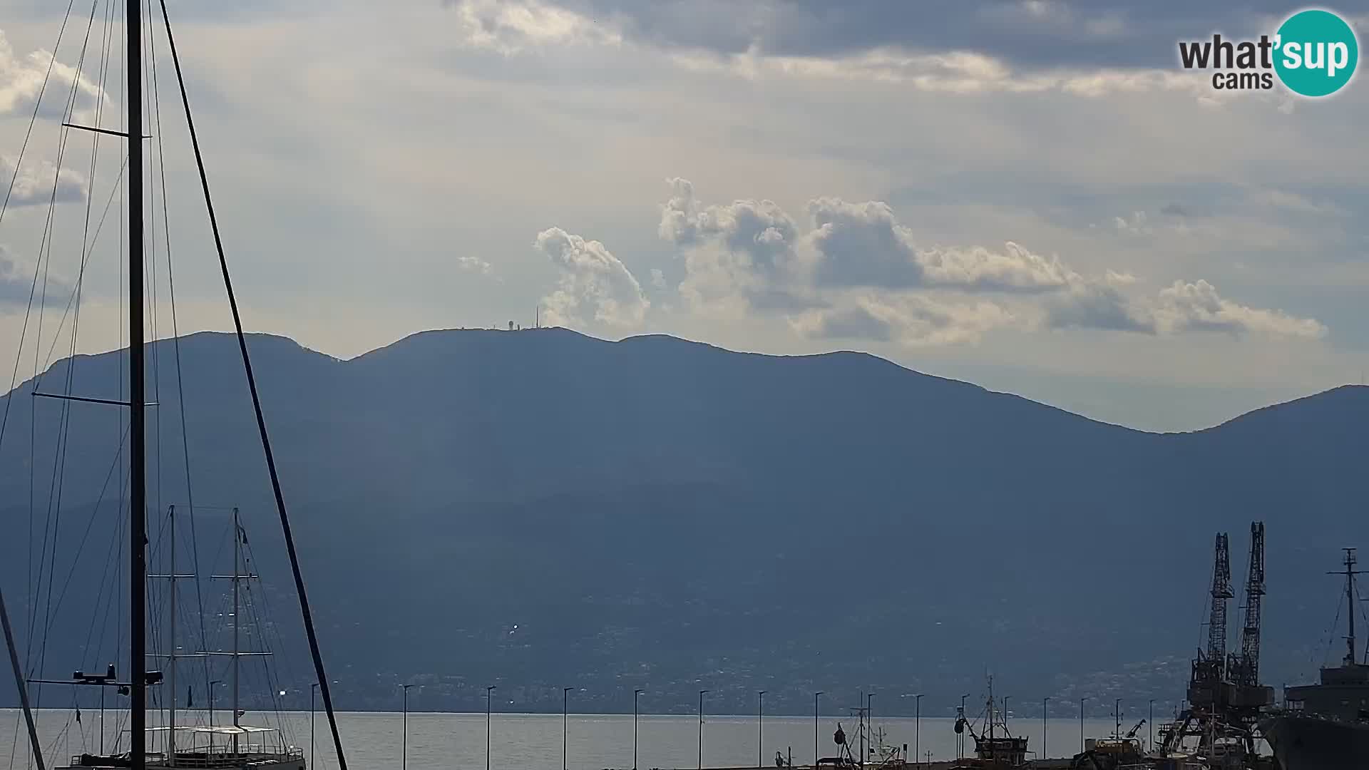 Riva i Marina u Rijeci – Web kamera uživo u Hrvatskoj