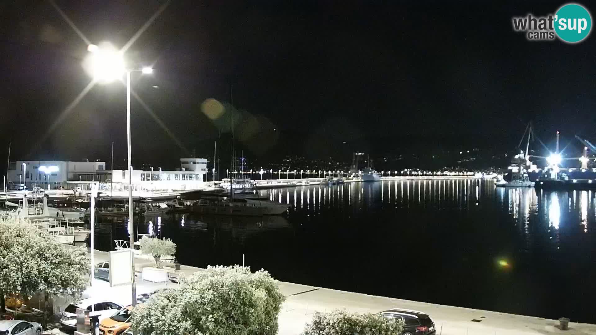 La Riva e la Marina a Rijeka (Fiume) – Live Webcam Croazia
