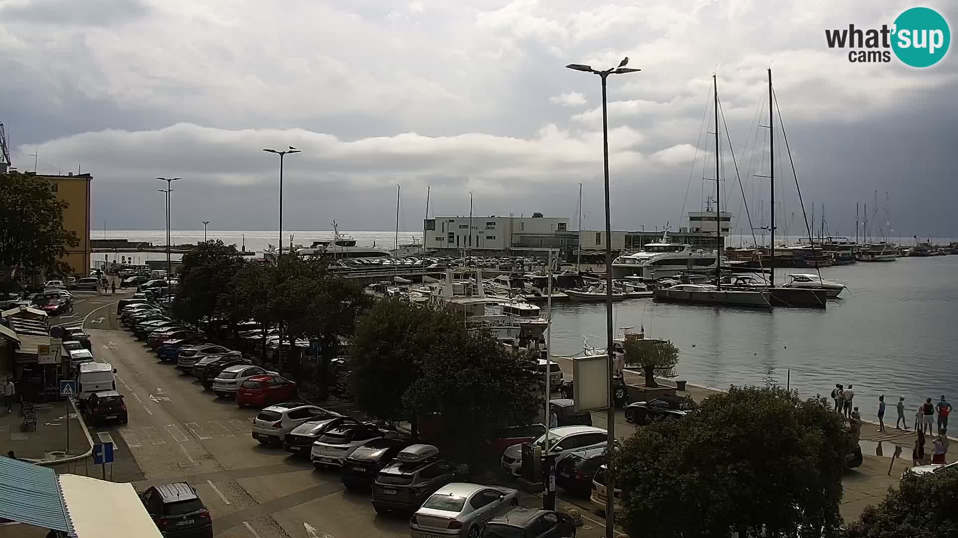 La Riva et Marina à Rijeka – Live Webcam Croatie