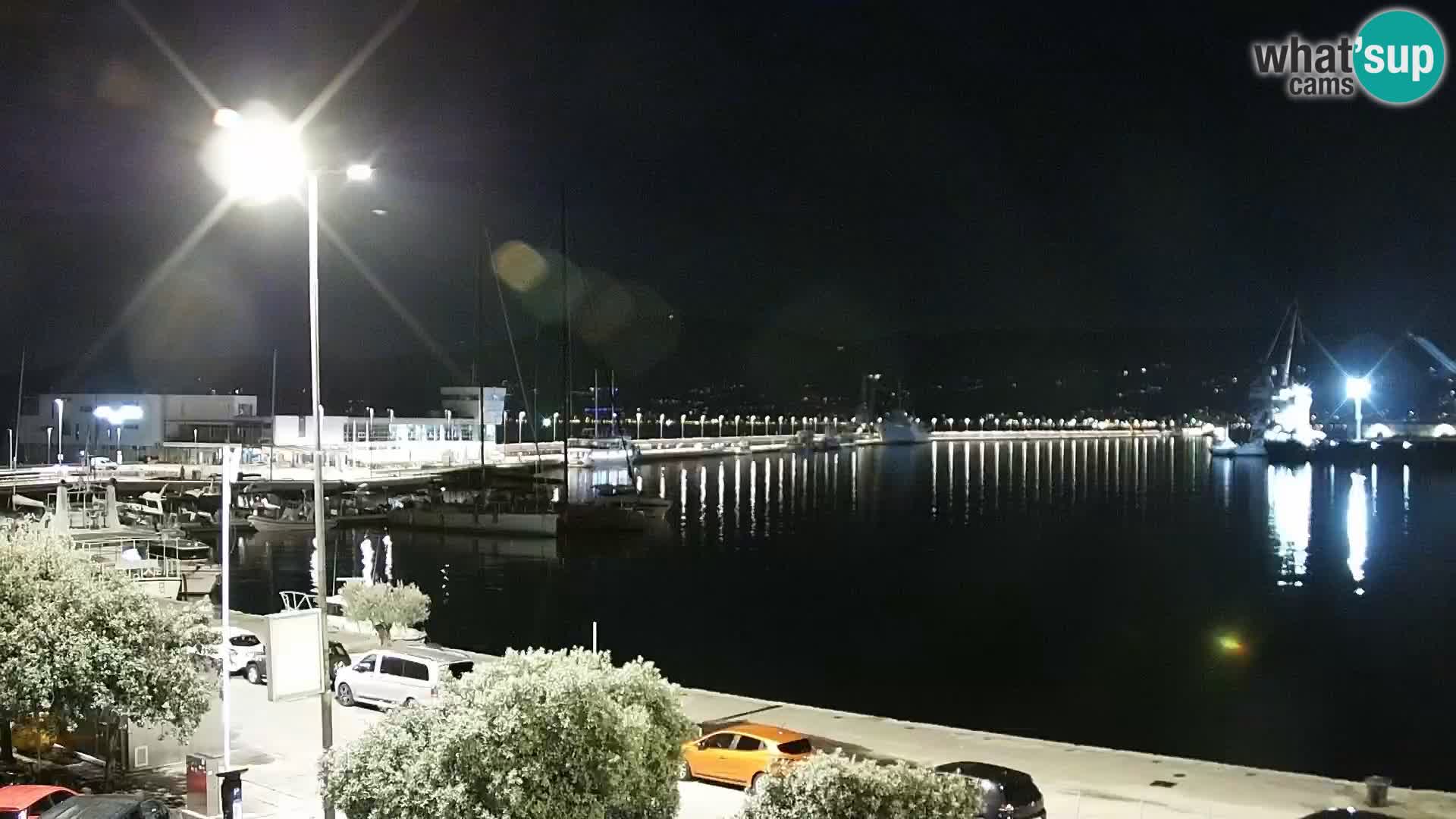 Riva i Marina u Rijeci – Web kamera uživo u Hrvatskoj